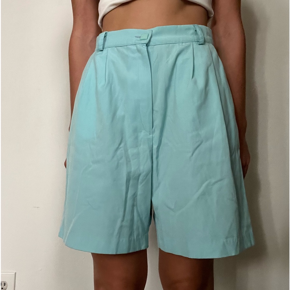 Blue Bermuda shorts